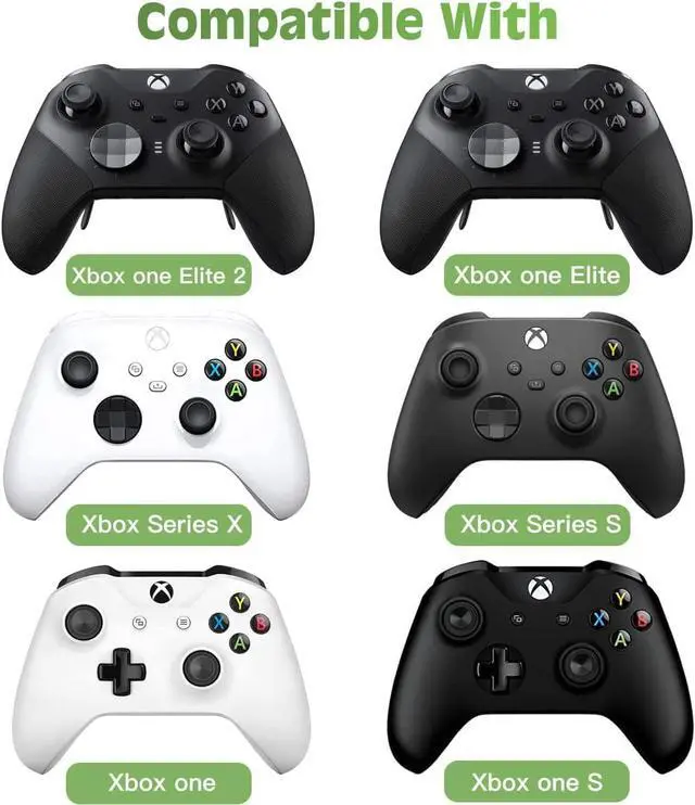 Alt view image 2 of 7 - TiMOVO Green Backlight Keyboard for Xbox One, Xbox Series X/S,Wireless Chatpad Message KeyPad with Headset & Audio Jack,Mini Game Keyboard Fit Xbox One/One S/One Elite/2, 2.4G Receiver Included, White