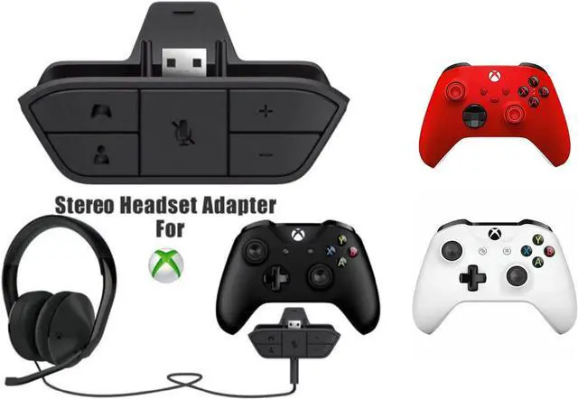 Alt view image 5 of 5 - Plauduct Stereo Headset Adapter for Xbox One/One S/Elite 1&2/for Xbox Series X|S Controllers, Mic Headphone Adapter for Xbox One Controller, Audio Kit for Xbox One Xbox Series S|X