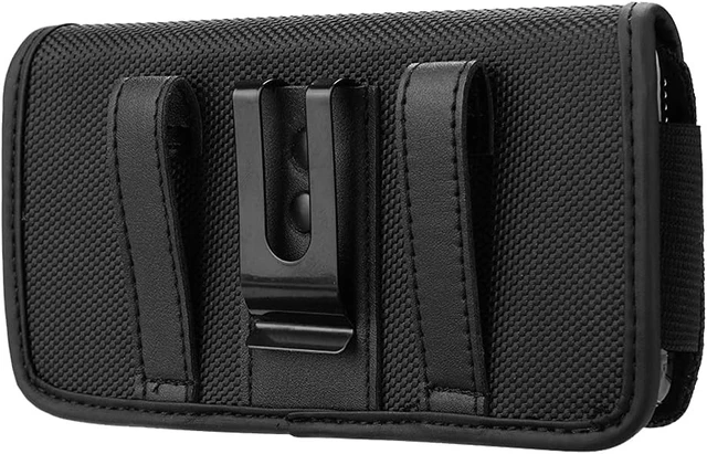 Alt view image 2 of 7 - Universal Horizontal Cell Phone Holster Case with Belt Clip for Mobile Phone - XXL