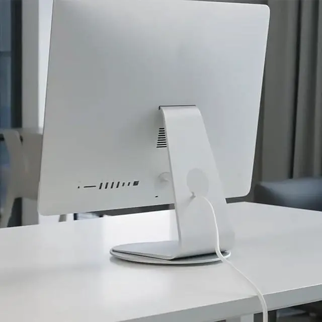 Alt view image 7 of 7 - Aluminum 360° Rotation Monitor Swivel Base Computer Screen Monitor Turntable Stand Flat Panel TV Rotating Mat for iMac Laptop Potted Plants Arts Crafts Products Display Stand