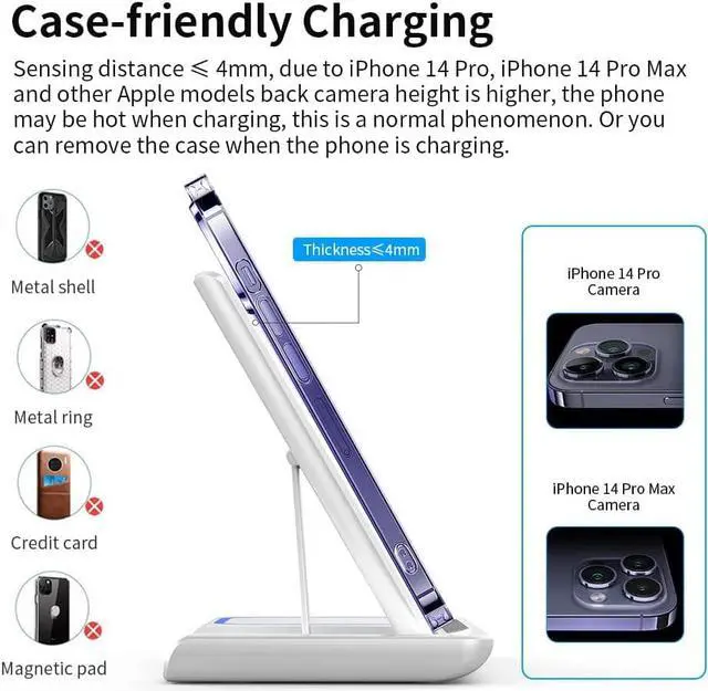 Alt view image 6 of 6 - 3 in 1 Wireless Charger Station,RUI MAI LAI for Apple iWatch 7/6/SE/5/4/3/2, Airpods 3/2/pro,iPhone 13/12/11 (Pro, Pro Max)/XS/XR/XS/X/8(Plus),iWatch