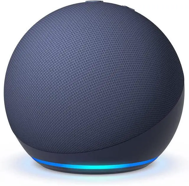 Alt view image 2 of 7 - Echo Dot (5th Gen 2022 release) | With bigger vibrant sound helpful routines and Alexa | Deep Sea Blue