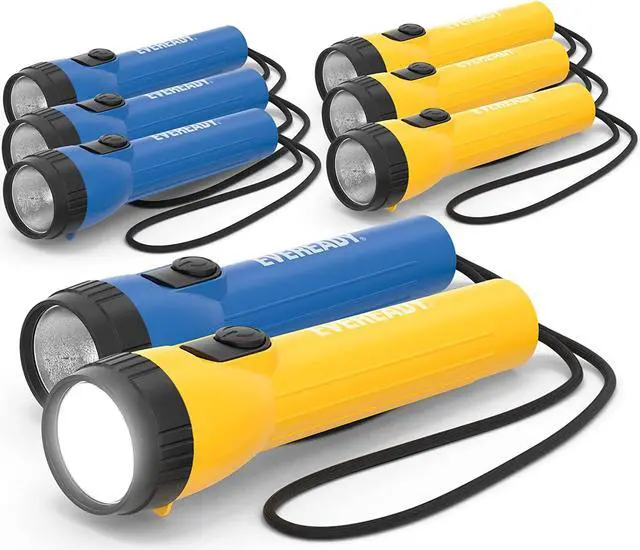 Main image of LED Flashlight (8-Pack) Bright Reliable Flashlights for General Purpose Great for Camping Car Emergency Storm Power Outage Handheld Flashlight (Batteries Included)