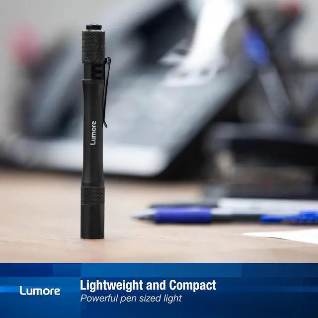 Alt view image 4 of 4 - Pen Flashlights, Durable Anodized Aircraft-Grade Aluminum, 100 Lumen Premium Medical Lights with 84 Meter Viewing Distance, 4 Pack