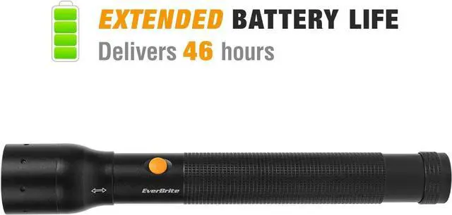 Alt view image 2 of 7 - Ultra Bright Tactical Flashlight 900 Lumen Zoomable Adjustable Focus 3 Light Modes Heavy-Duty Aluminum Torch for Hurricane Supplies Camping Includes 3C Alkaline Batteries