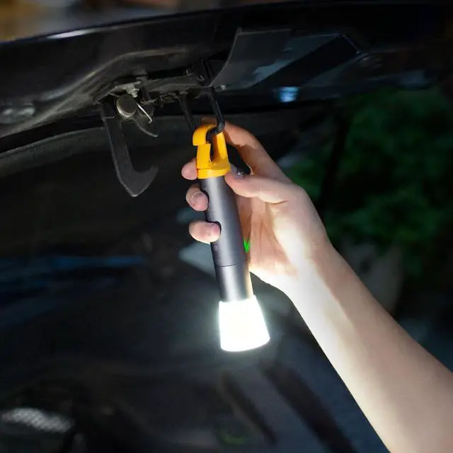Alt view image 5 of 7 - Flashlight Lite, Zoomable, LED, USB-C Rechargeable, 1000 Lumens, 5 Modes (SOS & Strobe), Tactical & Portable Handheld Flash Light for Camping, Emergencies, Home Use, etc