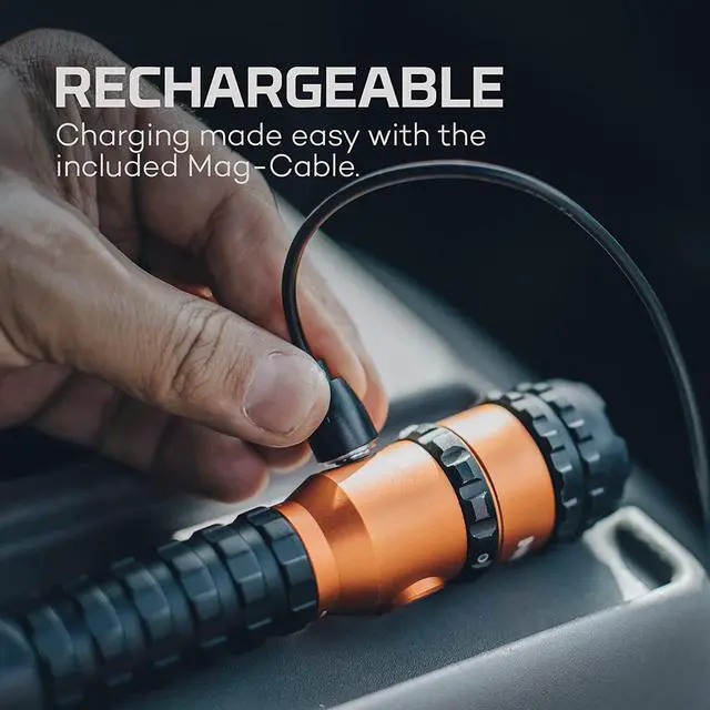 Alt view image 6 of 6 - NEBO Master Series Rechargeable Flashlights, Aluminum, Waterproof LED Flashlight, Perfect for Camping, Hunting, Fishing, 1500 Lumen