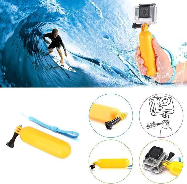 Alt view image 5 of 7 - VVHOOY Universal Action Camera Accessories Bundle Head Chest Strap Mount/Selfie Stick/Floating Hand Grip Compatible with Dragon Touch/AKASO EK7000 Brave 4 5 6 7 LE V50X/GoPro Hero 12 11 10 9 8 7