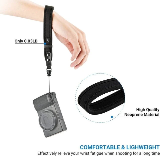 Alt view image 4 of 7 - Compact Camera Wrist Strap Soft Hand Strap for Canon V1 SX740 HS IXY 650 Sony RX100 VII ZV-1 ZV-E10 II ZV-1F ZV-E1 Fuji X Half X-E5 Ricoh GR IV III GR4 GR3 IIIx HDF Olympus TG-7 Panasonic LUMIX ZS99