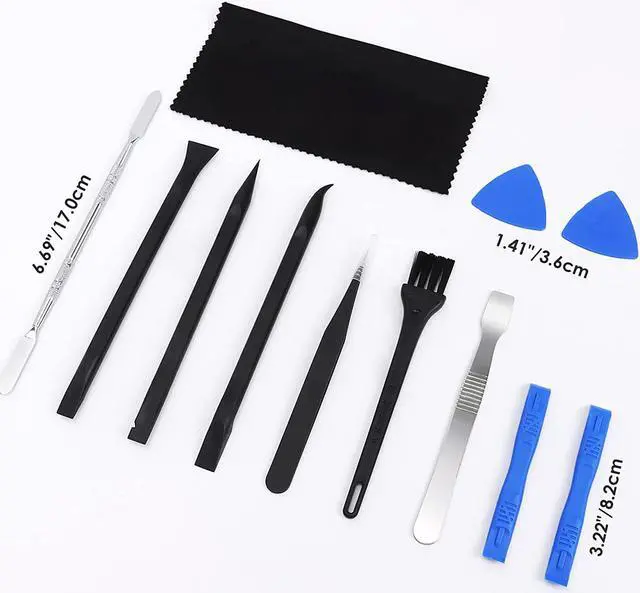 Alt view image 5 of 7 - Suction Cups Heavy-Duty 2 Pieces + Spudger Pry Tool Kit 12 Piece Opening Tool Bundle, Ultimate Toolkit for iMac, iPhone, MacBook, iPad, TV, Phone, Laptop, Computer, Tablet, LCD Screen Remover