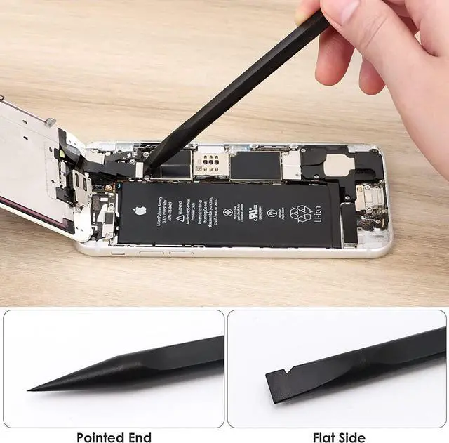 Alt view image 5 of 7 - Spudger Pry Tool Kit 11 Piece Opening Tool, Plastic & Metal Spudger Tool Kit, Ultimate Prying & Open Tool for iPhone, Laptop, iPad, Cell Phone, MacBook, Tablet, Computer, Electronics Repair