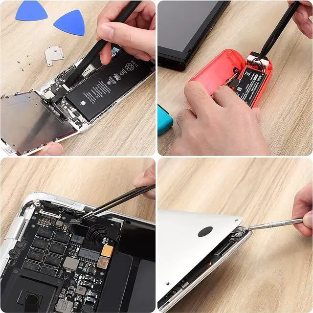 Alt view image 6 of 7 - Suction Cups Heavy-Duty 2 Pieces + Spudger Pry Tool Kit 12 Piece Opening Tool Bundle, Ultimate Toolkit for iMac, iPhone, MacBook, iPad, TV, Phone, Laptop, Computer, Tablet, LCD Screen Remover