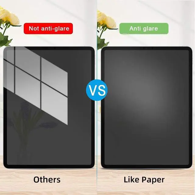 Alt view image 6 of 7 - Screen Protector for Galaxy Tab S6 Lite Like Paper Screen Protector for  Galaxy Tab S6 Lite 10.4 Inch (2024/2022/2020) Anti Glare Compatible with S Pen