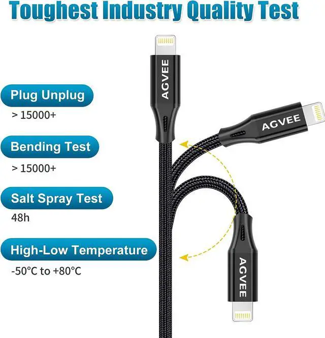 Alt view image 6 of 7 - 4 inch Lightning to USB Female Camera Adapter OTG Cable for iPhone iPad to Connect Card Reader USB Flash Drive MIDI Keyboard Mouse Hubs Plug & Play Black