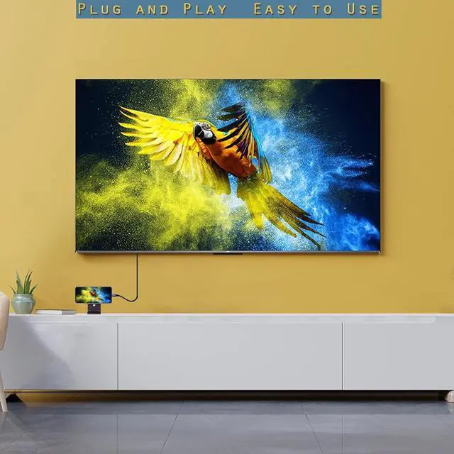 Alt view image 6 of 6 - USB C to HDMI Cable 4k 6ft for iphone 15 16 USBC to HDMI Adapter for Monitor USB C Laptop Connector for Mac MacBook pro usb-c to hdmi Cord for iPad 2021 Surface Pro and more usb type c device