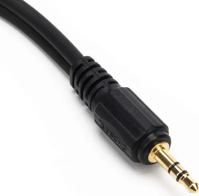 Alt view image 6 of 7 - 3.5mm Gold 1/8 Stereo Mini Jack Male to 2 Female RCA Adapter Audio (20cm)