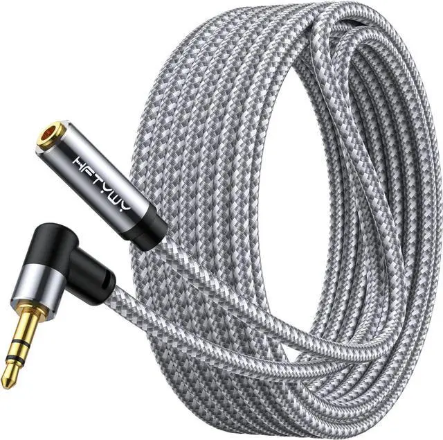 Main image of Headphone Extension Cable 10 ft 3.5mm Extension Double Shielded Stereo Jack Male to Female Aux Extension Cable TRS Auxiliary ExtenderAudio Extension Cable Braided 1/8 AUX Extension Cord