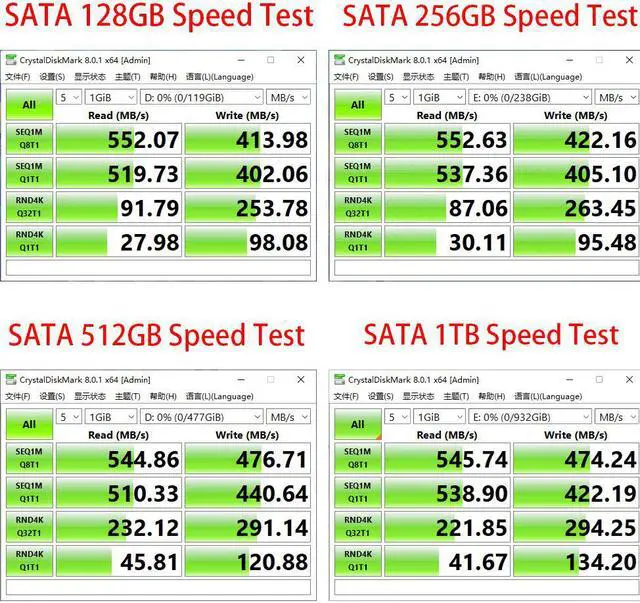 Alt view image 4 of 4 - 51Risc 3D TLC 512GB Internal SSD Hard Drive SATA III 6Gb/s 2.5"/7mm external Solid State Drive storage - 51RISC512GR500