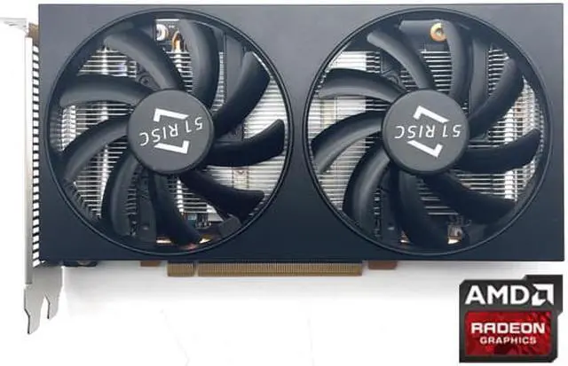 Alt view image 2 of 6 - 51RISC RX6600 8GB Graphics Card GPU GDDR6 128-bit 14 Gbps 7nm new video card Support Desktop CPU Gaming video card