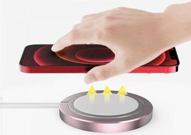 Alt view image 2 of 5 - JIMTAB Magnetic Wireless Charger Bracket Non-slip Mat, for Mag-safe Charger, Fast Wireless Charging Pad for IPhone 12/12 Mini/12 Pro/12 Pro Max