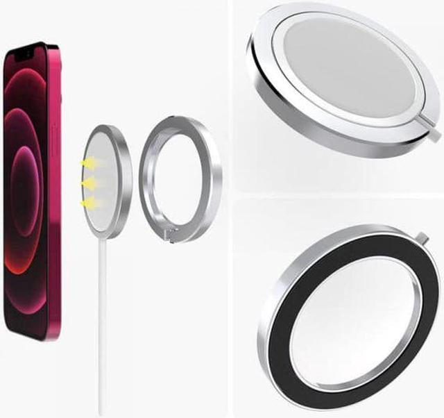 Alt view image 4 of 5 - JIMTAB Magnetic Wireless Charger Bracket Non-slip Mat, for Mag-safe Charger, Fast Wireless Charging Pad for IPhone 12/12 Mini/12 Pro/12 Pro Max