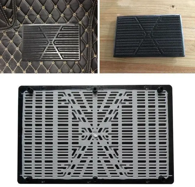 Alt view image 4 of 6 - Universal Car Floor Mat Pad Heel Foot Carpet Pedal Patch Cover Anti-Skid Pedal Mat