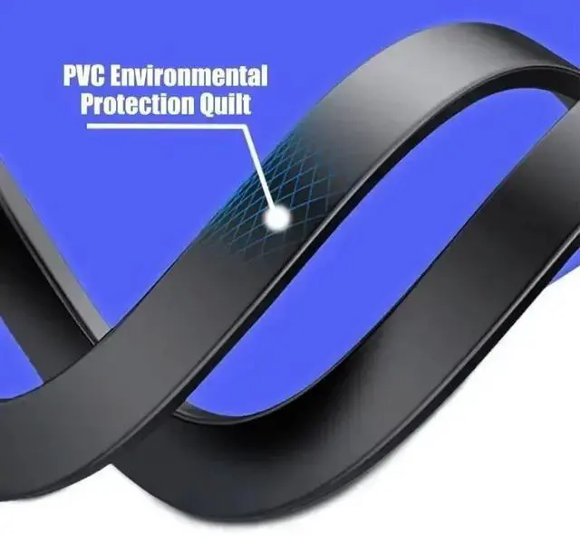 Alt view image 3 of 7 - Cat 6 Ethernet Cableh Flat Hig Speed 1000Mbps Internet Cables Network Cord CAT6 RJ45 Shielded Indoor Cables for PC 16.4 ft. White