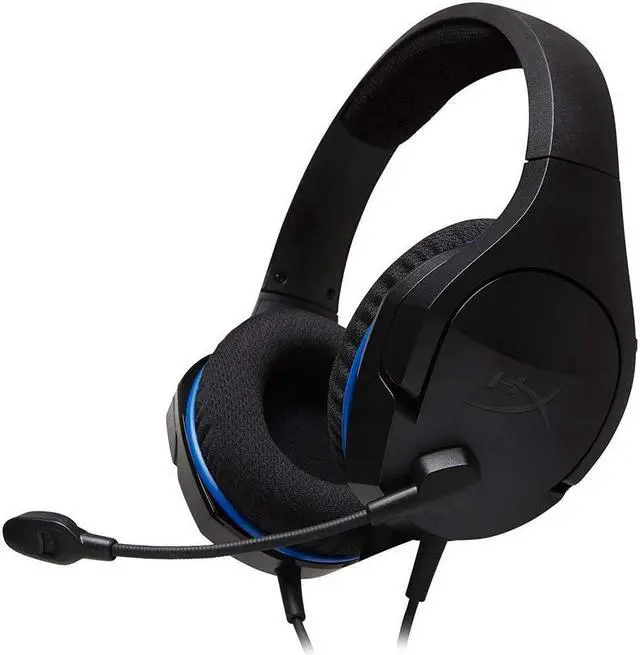 Main image of HyperX Cloud Stinger Core - Gaming Headset for PlayStation 4 and 5, Over-Ear Wired Headset with Mic, Passive Noise Cancelling, Immersive In-Game Audio, In-Line Audio Control, Black