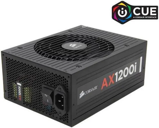 Main image of CORSAIR AXi Series AX1200i Digital 1200W 80 PLUS PLATINUM Haswell Ready Full Modular ATX12V & EPS12V SLI and Crossfire Ready Power Supply with C-Link Monitoring and Control