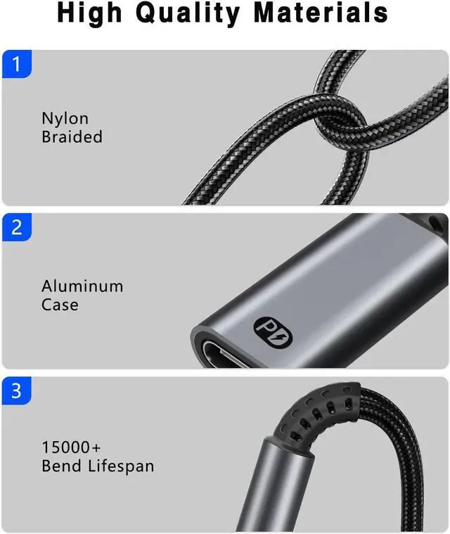 Alt view image 5 of 7 - USB Type C to 3.5mm Headphone and Charger Adapter 2-in-1 USB C to Aux Audio Jack Hi-Res DAC and Fast Charging Dongle Cable Compatible with Pixel 4 3 XL Galaxy S23 S22 S21 S20 S20+ Note 20