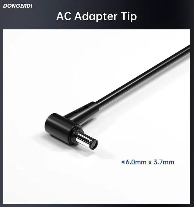 Alt view image 2 of 7 - 240W Zephyrus Charger ADP-240EB B Fit for ASUS ROG Zephyrus G14 G15 M16 G16 S15 S17, ROG Flow X16 GV601, ROG Strix Scar Charger, ASUS 240W Charger