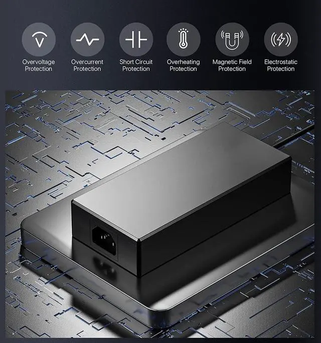Alt view image 6 of 7 - 240W Zephyrus Charger ADP-240EB B Fit for ASUS ROG Zephyrus G14 G15 M16 G16 S15 S17, ROG Flow X16 GV601, ROG Strix Scar Charger, ASUS 240W Charger