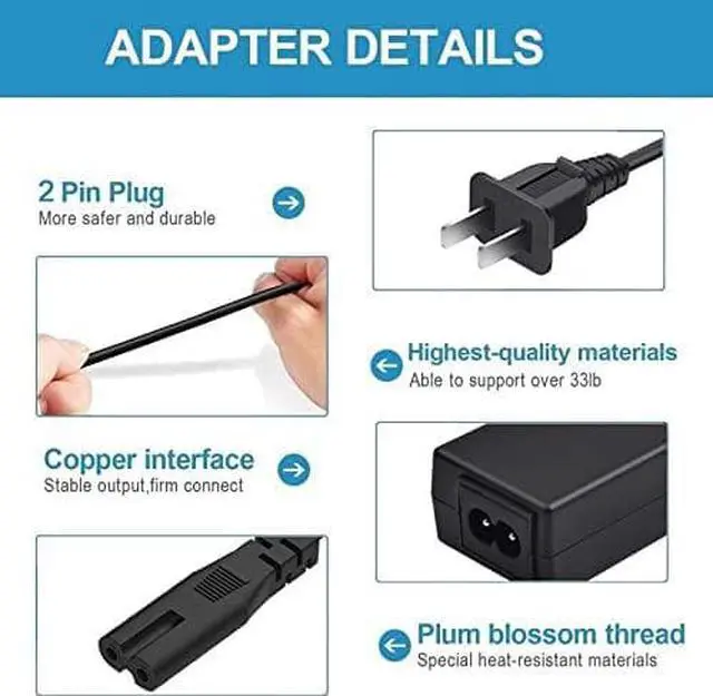 Alt view image 4 of 7 - Replacement 45W HP Laptop Charger 19.5V 2.31A Power Adapter for HP Pavilion 11 13 14 15 Notebook Power Supply with Cord