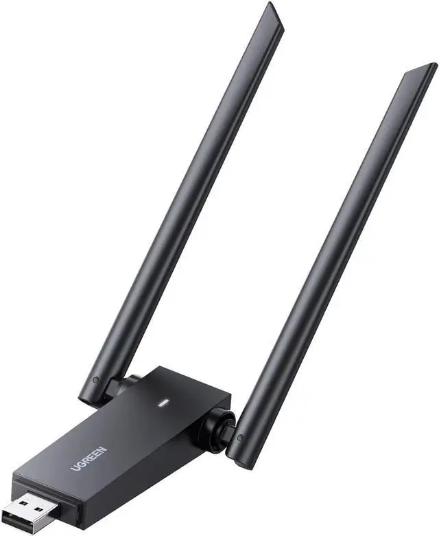 Main image of UGREEN USB WiFi Adapter, AC1300 5dBi High Gain Dual Antennas, 5G/2.4G Dual Band, 164ft Wide Range, USB 3.0 WiFi Adapter for Desktop PC Laptop, Support Windows 11/10/8.1/8/7