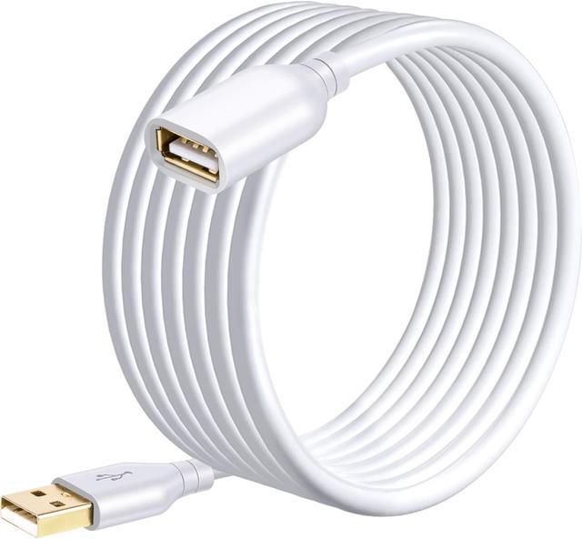 Costyle USB Extension Cable White 15Ft, USB 2.0 Extension Cord Type A Male to A Female White USB Extender Cable for Hard Drive, Security Camera,Printer, USB Chargers & Cables - Newegg.com