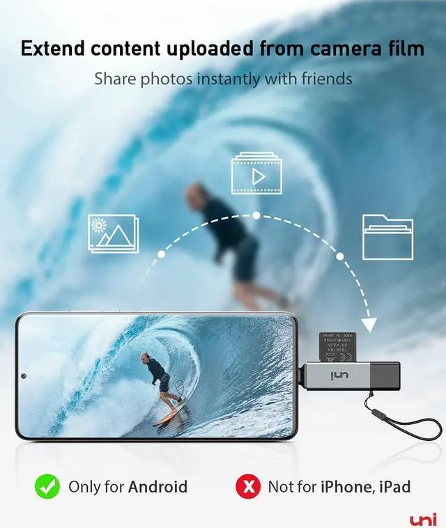 Alt view image 4 of 7 - SD Card Reader High-Speed USB C to Micro SD Card Adapter USB 3.0 Dual Slots Memory Card Reader for SD/Micro SD/SDHC/SDXC/MMC Compatible with MacBook Pro/Air Chromebook Android Galaxy