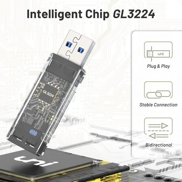 Alt view image 4 of 7 - SD Card Reader USB 3.0 SD Card Adapter High-Speed Micro SD Memory Card Reader Support SD/Micro SD/TF/SDHC/SDXC/MMC/UHS-I Card Compatible with Mac Win Linux PC Laptop Chromebook Camera