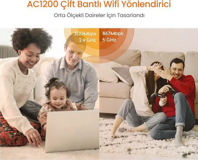 Alt view image 5 of 7 - TENDA Technology AC5 AC1200 SMARTDUAL-BANDWIFIROUTER