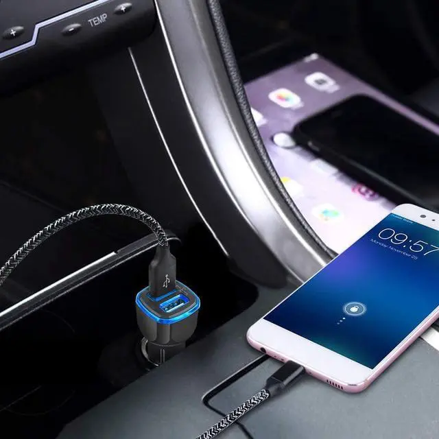 Alt view image 5 of 6 - Fast Charger Type C Charging Block USB Wall Plug Android Phone Fast Car Charger Adapter C Type Charging Cable 3FT 6FT for Samsung Galaxy S25 S24 S23 S22+ S22 Ultra S21 FE S20 S10 A10e A11 A12 A13 A21