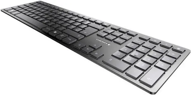 Main image of Cherry KW 9100 Slim Wireless Keyboard Rechargeable with SX Scissor Mechanism, Silent Keystroke Silent Typing with Thin Design for Work or Home Office.