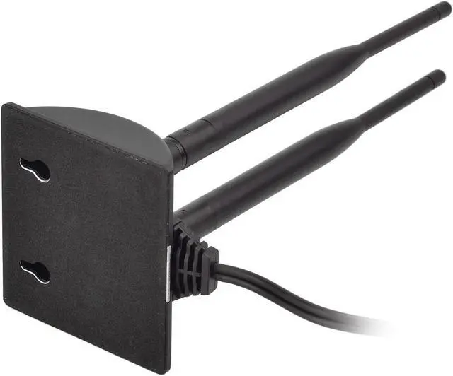 Alt view image 7 of 7 - Eightwood 2.4GHz 5GHz Dual Band WiFi Antenna RP-SMA Male Connector with SMA Male to RP-SMA Female Adapter (2-Pack) for PCI-E WiFi Network Card USB WiFi Adapter Wireless Router