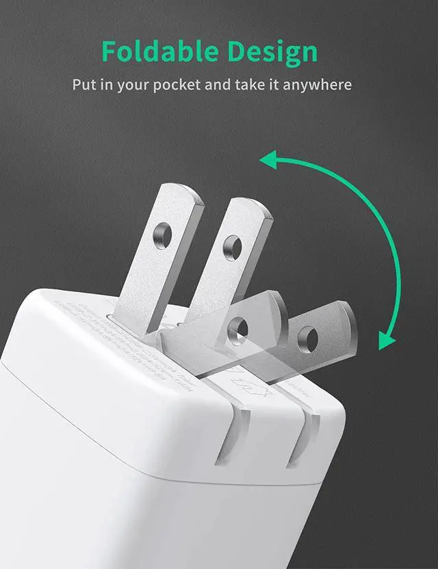 Alt view image 2 of 7 - USB C Wall Charger Fast Charger Block, 2-Pack TI-TOO 20W Dual Port Power Adapter, Quick Charge 3.0 USB Type c Power Delivery Charging Plug Compatible with iPhone 14 Pro Max/14 Plus/13 Pro/13/12