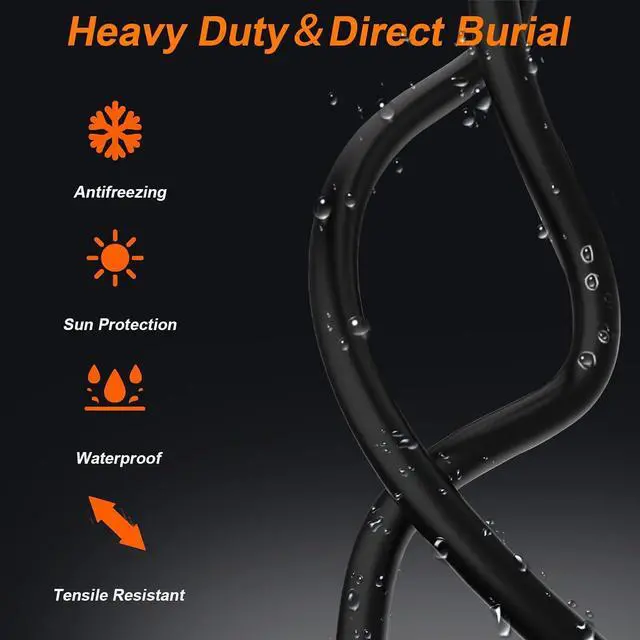 Alt view image 3 of 7 - Cat 8 Ethernet Cable, 50FT High Speed Heavy Duty 26AWG Cat8 LAN Network Cable 40Gbps, 2000Mhz with Gold Plated RJ45 Connector, Outdoor&Indoor Internet Cable Compatible for Router Gaming Modem Xbox