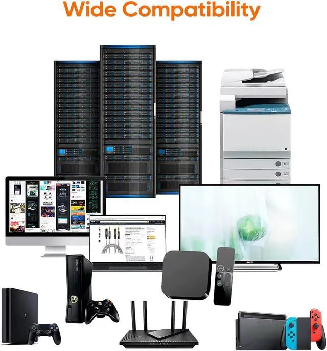 Alt view image 7 of 7 - CableCreation CAT6 Ethernet Patch Cable RJ45 LAN Cable Gigabit Network Cord 90 Degree Downward Angled,Bandwidth up to 250MHz 1Gbps for PC, Router, Modem, Printer, Xbox, PS4, PS3-6 Feet,Black