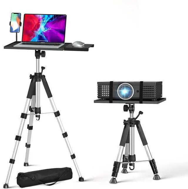 Main image of Projector Tripod - Adjustable Height from 17.6 to 51.4 Inches, Multi-Purpose Portable Stand for Laptop, DJ & More