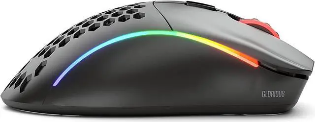 Alt view image 3 of 6 - Model D Wireless Gaming Mouse - 69g Superlight, Lag Free 2.4Ghz Wireless, Up to 71 Hour Battery, RGB, BAMF Sensor, Ergonomic, 6 Buttons - Matte Black