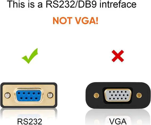 Alt view image 2 of 7 - CableCreation USB to RS232 Adapter with PL2303 Chip, USB to DB9 Serial Female Converter Compatible with Windows 10, 8.1, 8, 7, Vista, XP, Linux and Mac OS X 10.6 and Above,Black