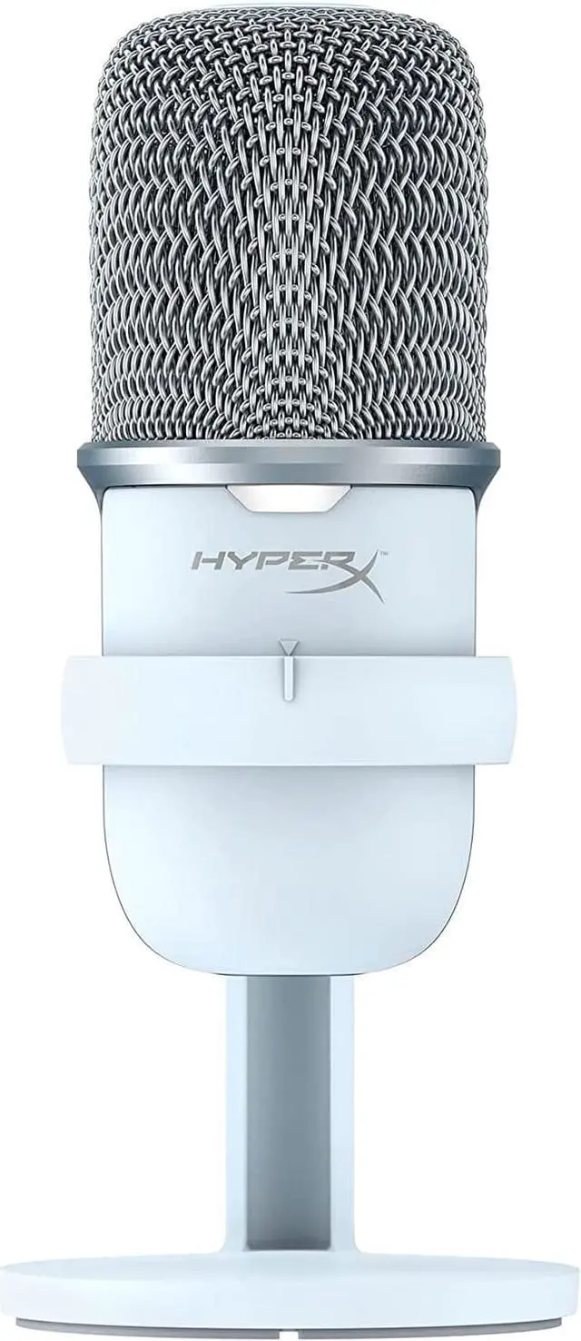 Alt view image 8 of 20 - HyperX SoloCast USB Standalone Microphone White Telework / Streamer / Content Creator / For Gamers / PC, PS4, PS5 Usable Manufacturer 519T2AA