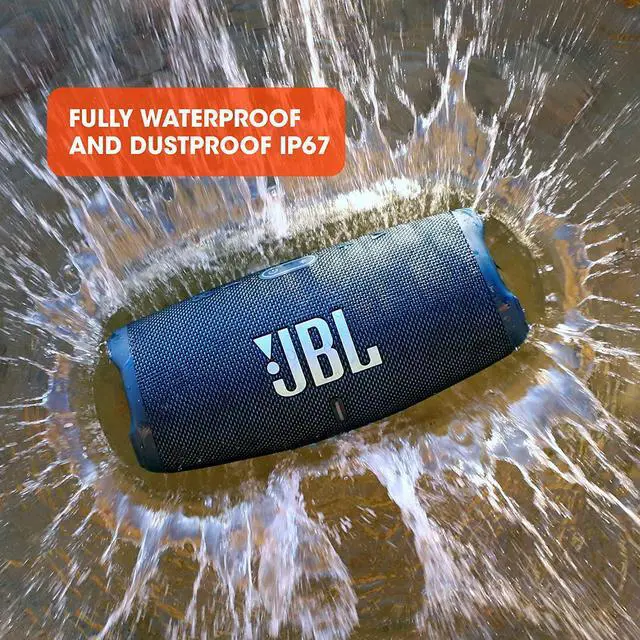 Alt view image 6 of 6 - JBL CHARGE 5 - Portable Bluetooth Speaker with IP67 Waterproof and USB Charge out - Black
