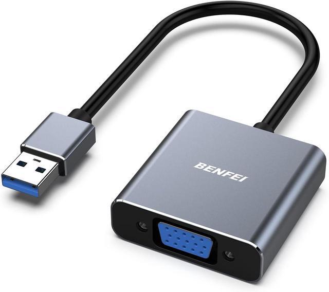 YOIGO USB 3.0 To VGA Adapter Cable - Connect Laptop To Monitor/Projector (Windows 10/11, NOT For Mac)